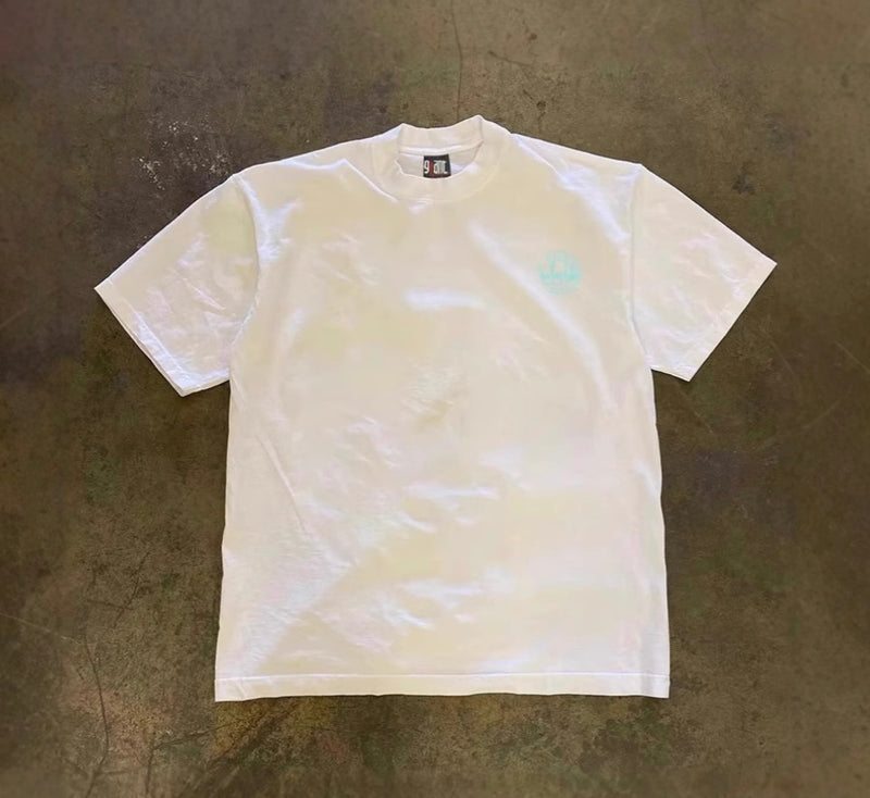レトロストリートサークルロゴTシャツ ZA1067