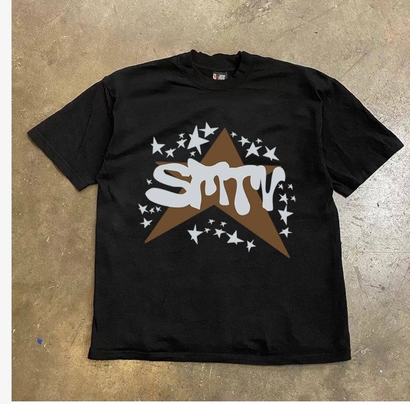 アメリカンスターレタリングTシャツ ZA1072