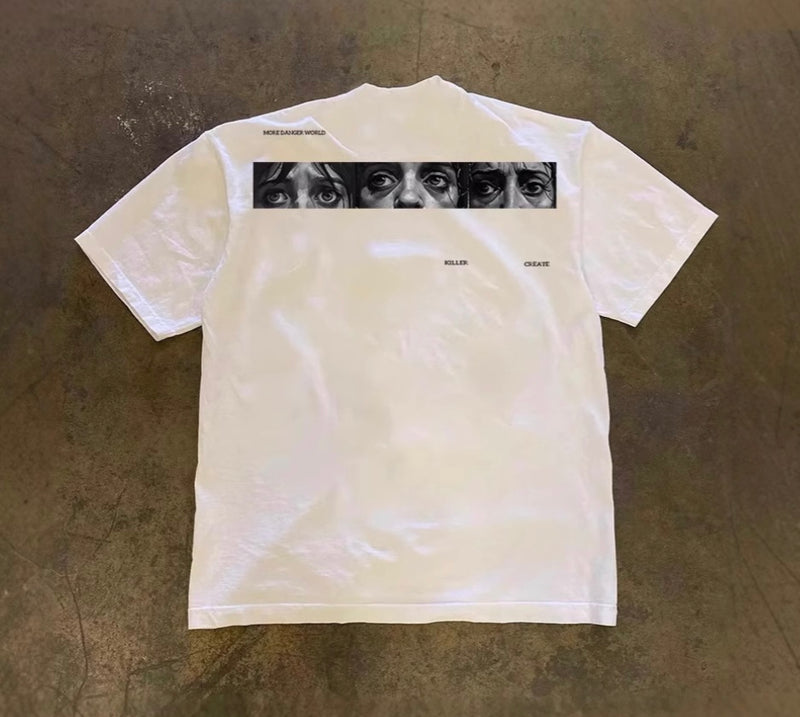 レトロスケッチフォトTシャツ ZA1073