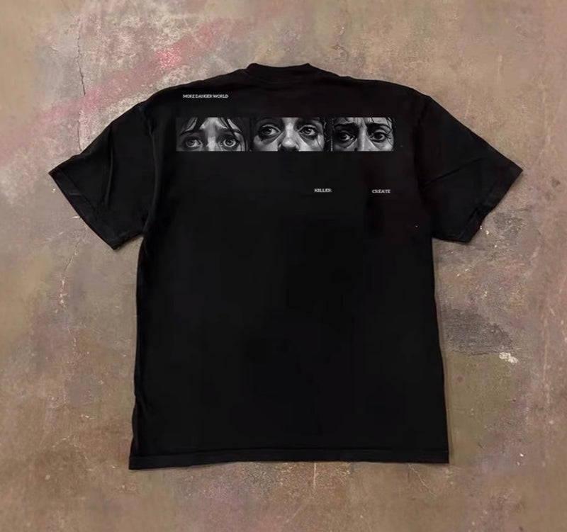 レトロスケッチフォトTシャツ ZA1073