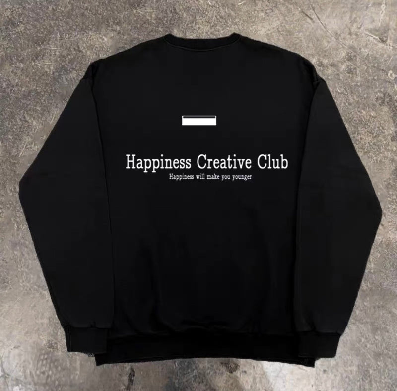 バッククラシックタイポグラフィスウェット RY5021