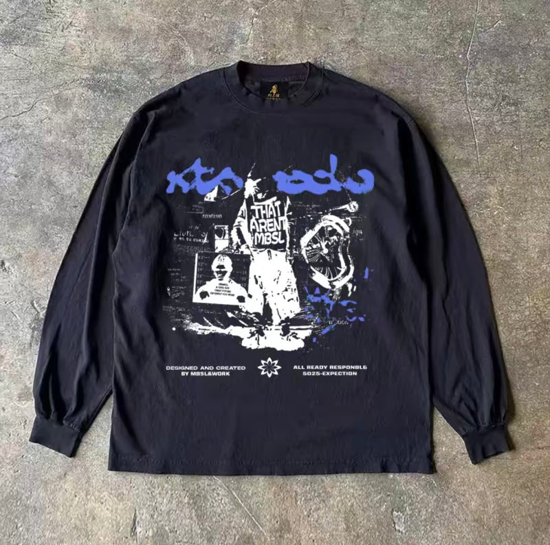 グランジコラージュグラフィックロンT ZA5611