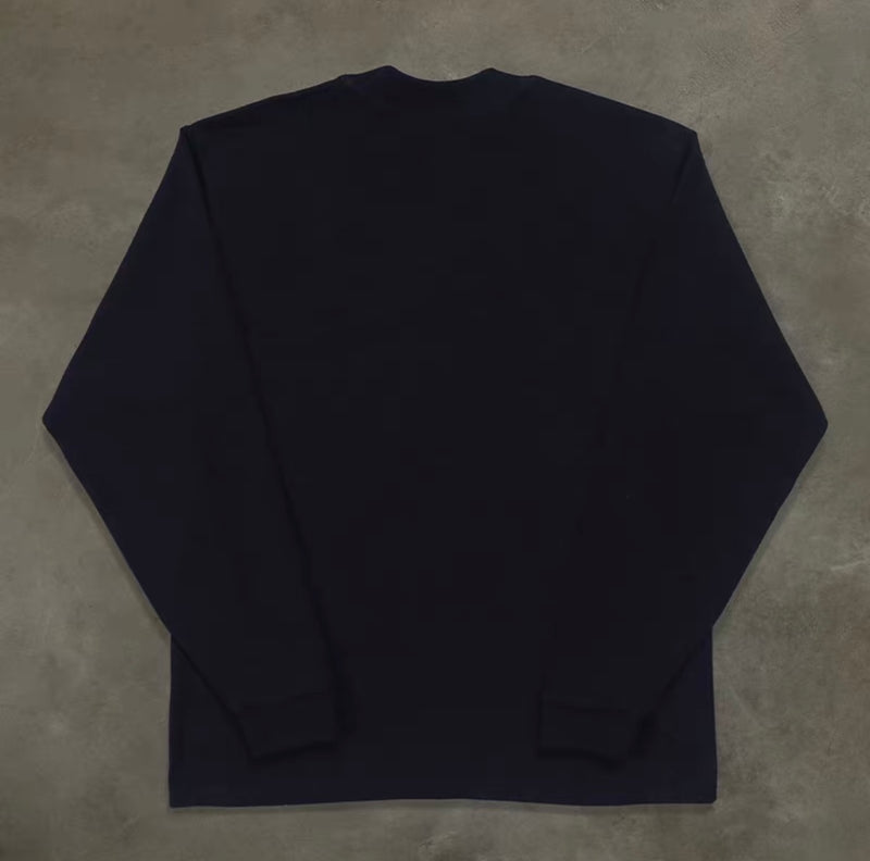 ワンポイントスクリプト刺繍風ロゴロンT ZA1831