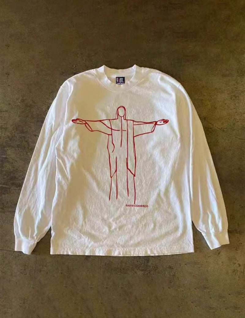 ライングラフィックルーズロンT RY1901
