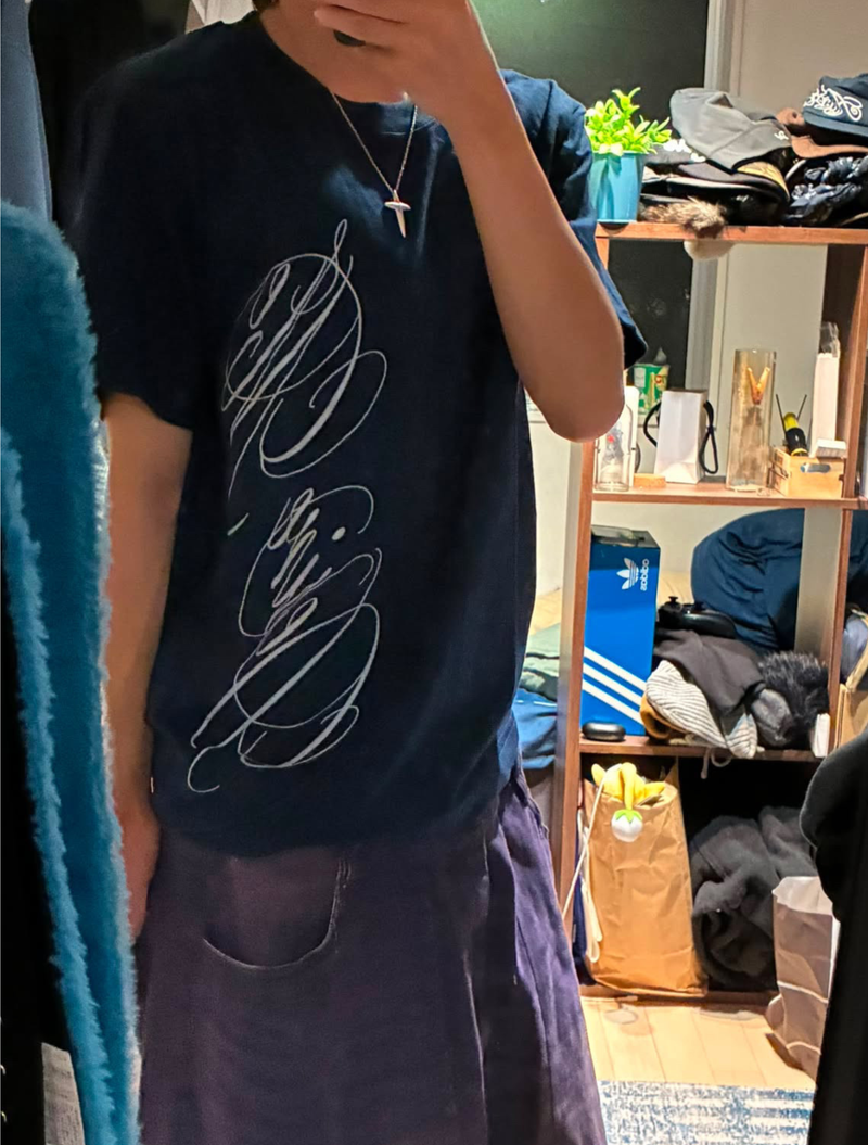 サイドレタリングロゴTシャツ ME1044