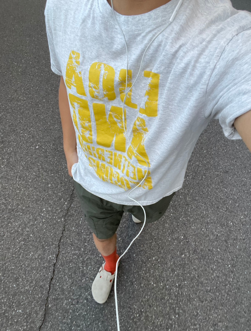 ヴィンテージフォントTシャツ BU1046